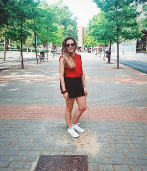 Foto de Paula en M&oacute;stoles